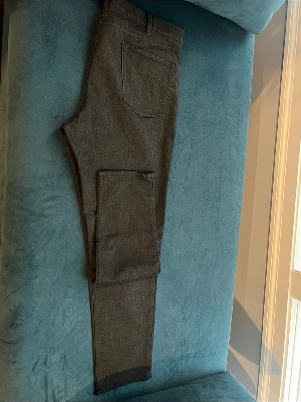 Banana Republic Men's Slim Straight Jeans - Charcoal Black